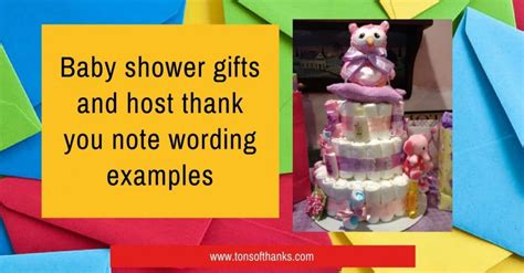 Best Baby Shower Hostess Thank You Card Wording Doc | EmetOnlineBlog