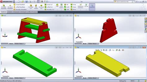 SolidWorks Assembly Exercises for Beginners - 1 | Solidworks Assembly Examples - YouTube