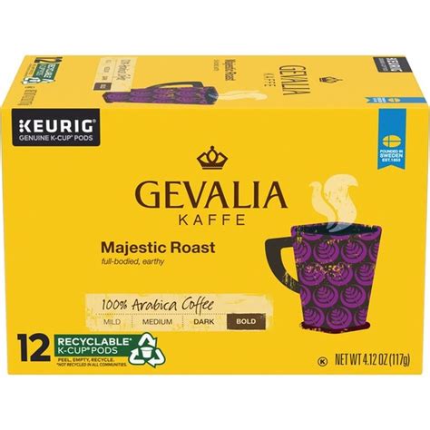 Gevalia Kaffe Majestic Roast Bold, K-Cups (12 ct) - Instacart