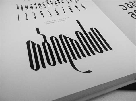 Georgian Alphabet, Typeface on Behance