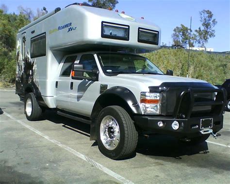 Ford 4×4 Quad Cab EarthRoamer Cab Over Camper – Truck Camper HQ