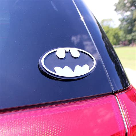 Batman Chrome Car Emblem