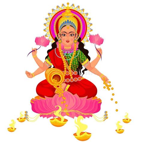 Diwali Indian holiday with Parvati Hindu goddess. Of fertility love and ...