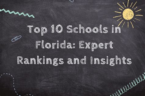 Top 10 Schools in Florida: Expert Rankings and Insights - The Teaching Couple