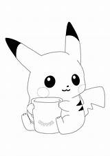 Baby Pikachu Coloring Pages  2 Free Sheets 2021 Pokemon sketch template