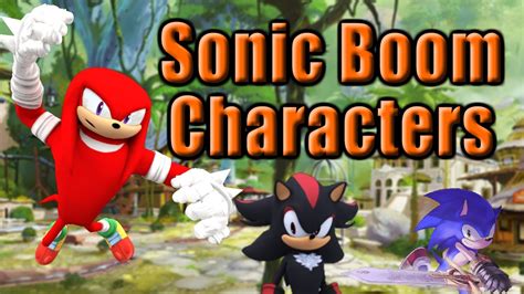 Sonic Boom Characters – Telegraph