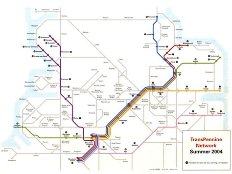 Transpennine Express Route Map – Verjaardag Vrouw 2020