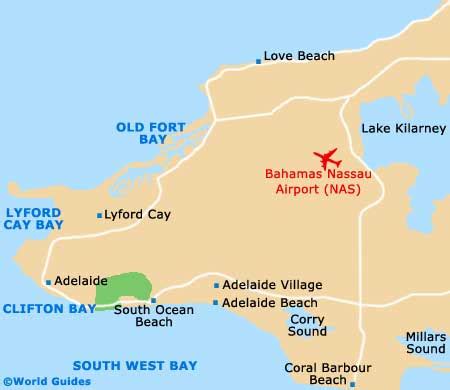 Map of Nassau Lynden Pindling Airport (NAS): Orientation and Maps for NAS Nassau Airport