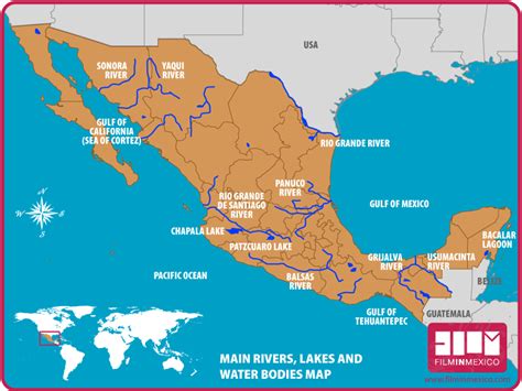 Rivers In Mexico Map ~ CAOTICAMARY