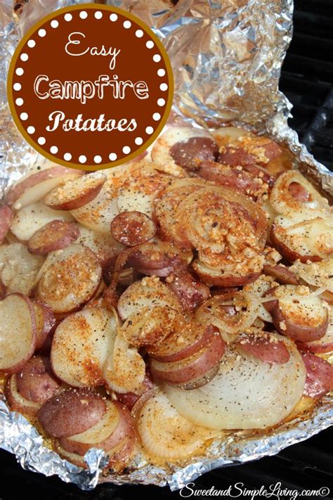 Easy Campfire Potatoes - Sweet and Simple Living