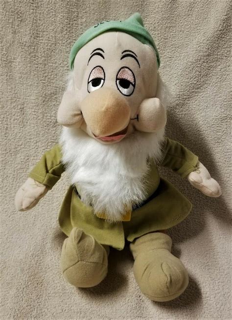 Walt Disney Seven Dwarfs SLEEPY DWARF 10" Plush Stuffed Toy Doll TOY ...