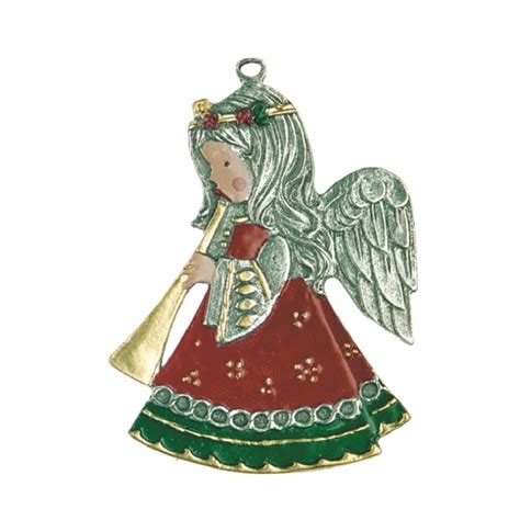 Musical Angel German Pewter Christmas Tree Ornament Decoration Made in ...