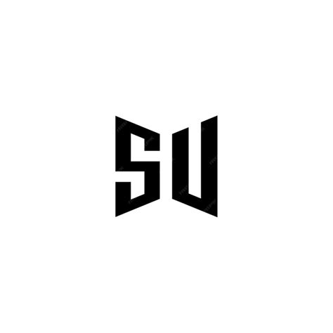 Premium Vector | SU logo vector