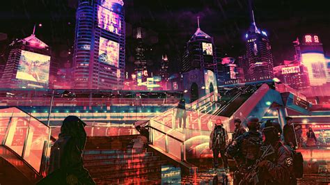 future world, 4K, cyberpunk, 4K, futuristic HD Wallpaper