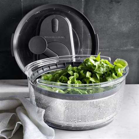 Williams Sonoma Stainless Steel Salad Spinner | Williams Sonoma AU