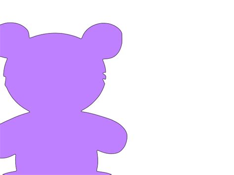 Purple Teddy Bear Clip Art at Clker.com - vector clip art online, royalty free & public domain