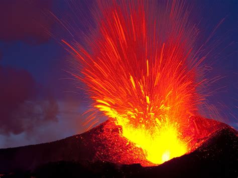 Volcanic eruption magma HD photography wallpaper 15 Preview ...