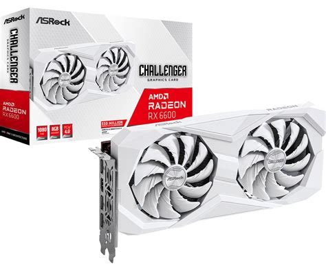 ASRock Launches A New RX 6600 Challenger GPU With White Colour Scheme | eTeknix