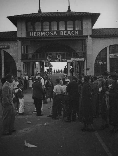 Old Hermosa Beach pier entrance. | HERMOSA BEACH CALIFORNIA : A OLD ADS ...