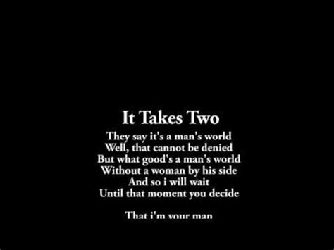 It Takes Two - Instrumental with Lyrics - YouTube