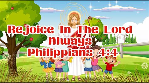 Rejoice In The Lord Always - Animated Song With Lyrics! - YouTube