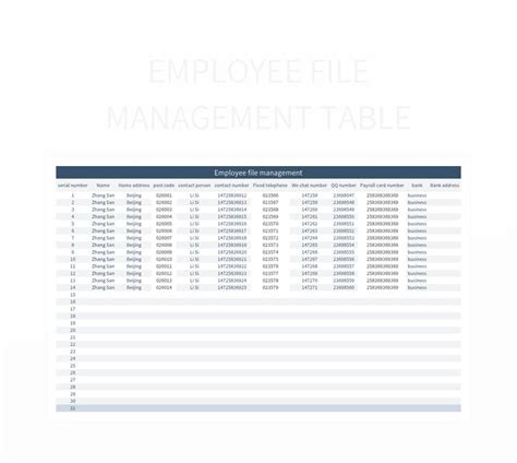 Free File Management Templates For Google Sheets And Microsoft Excel - Slidesdocs