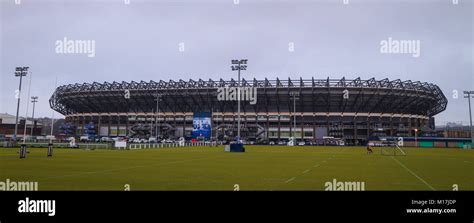 A shot of Murrayfield Rugby Stadium in Edinburgh, Scotland Stock Photo ...