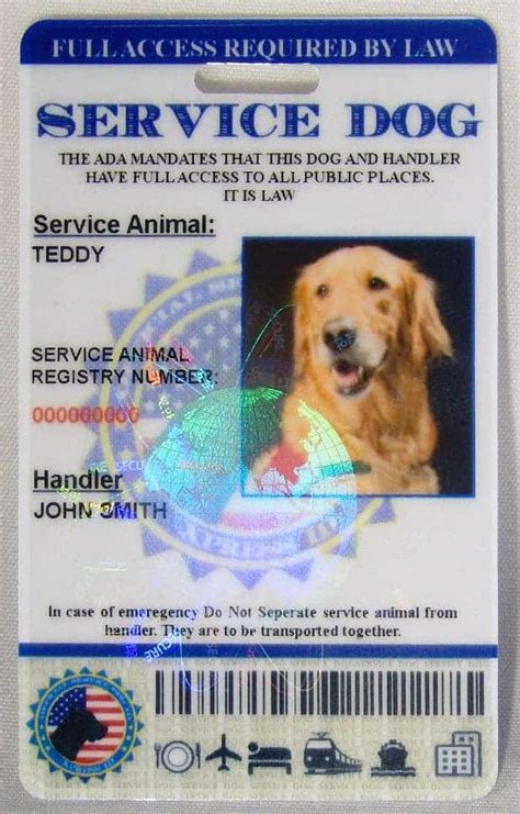 Service Dog ID Card | Free Access To Animal Registry | XpressID