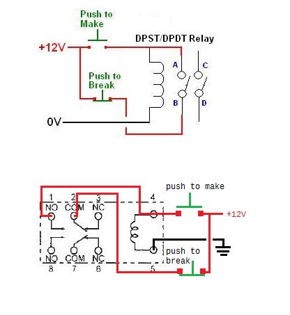 Latching Relay Wiring Diagram