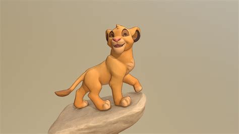 Simba - 3D model by weronika.p (@weronika.p77) [dba3b9c] - Sketchfab