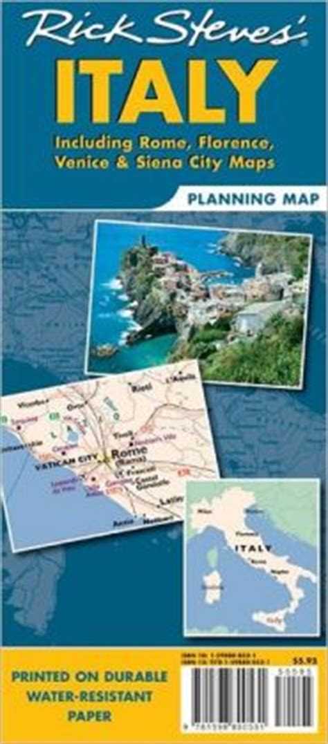 Rick Steves' Italy Planning Map: Including Rome, Florence, Venice & Siena City Maps by Rick ...