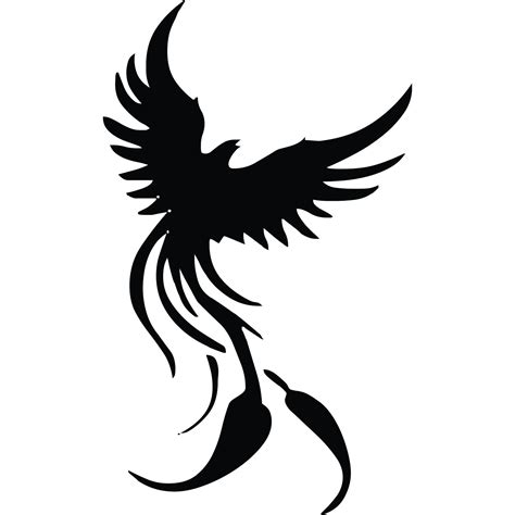 Phoenix Rising Mythical Wall Sticker - World of Wall Stickers