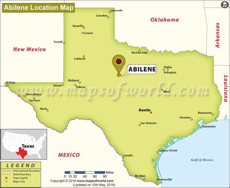 Where is Abilene Located in Texas, USA