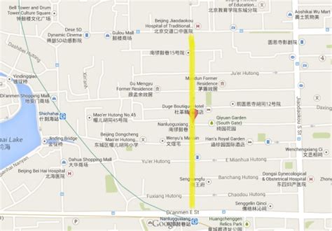 Hutong map | Nam Writes.