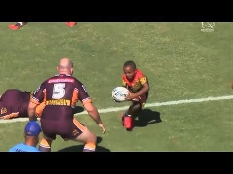 Baby PNG Kumuls vs Brisbane Broncos Legends : r/nrl