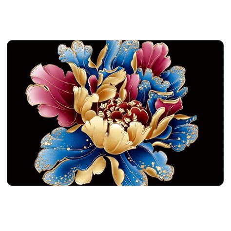 Best Hot Selling European Style 3D Flower Print Carpets Bedroom Rug Bathroom Carpet Home Kitchen ...