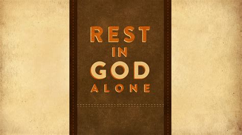 Rest in God | Mountain View Bible Church