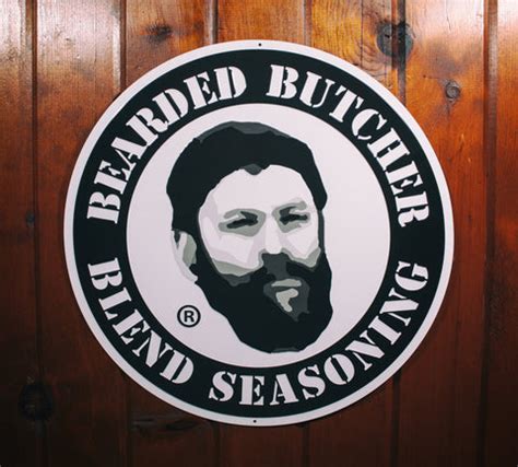 Bearded Butcher Blend Round Metal Sign – The Bearded Butchers
