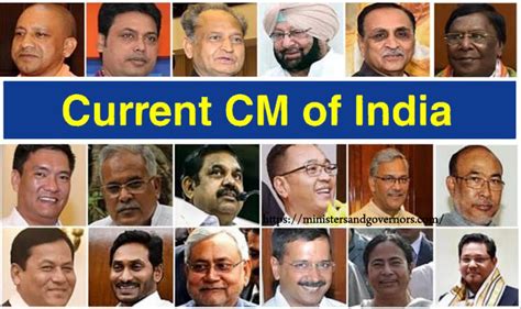 Updated List Of All Chief Ministers of Indian States 2020- Ministers ...