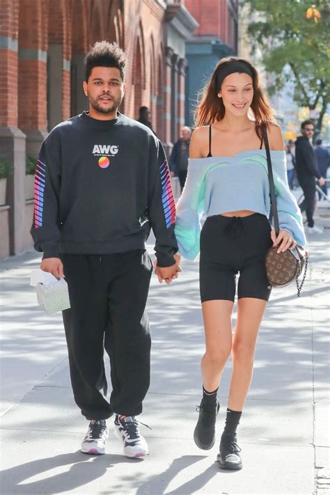 Bella Hadid and The Weeknd - NYC, November 2018 • CelebMafia