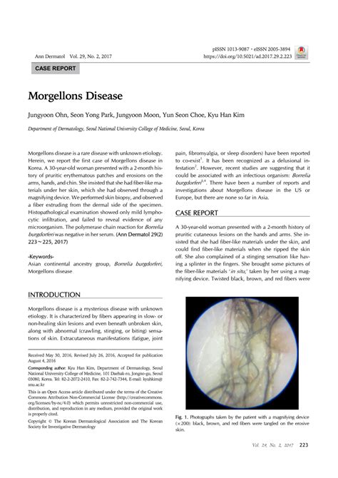 (PDF) Morgellons Disease