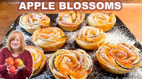 Baked APPLE BLOSSOMS Dessert | Baking With Apples and Puff Pastry - YouTube