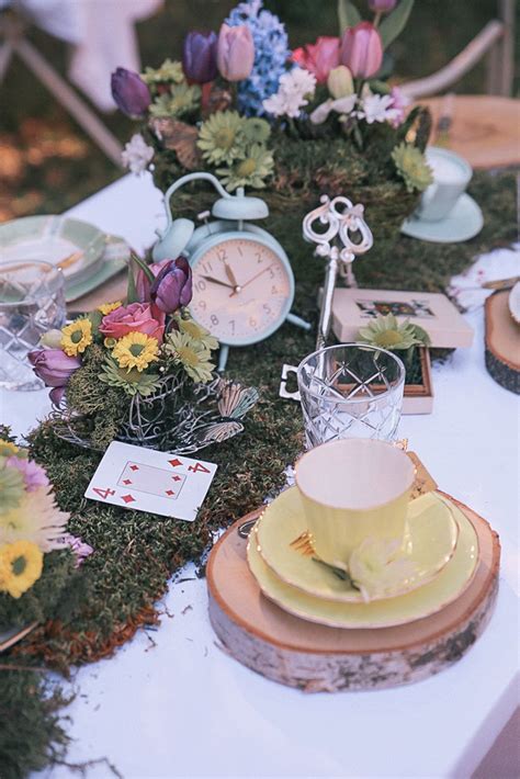 Alice in wonderland bridal brunch www.thebelleblog.com | Alice in wonderland tea party birthday ...