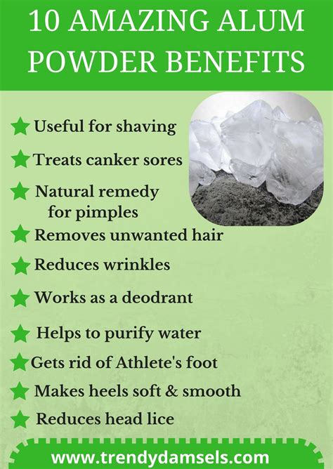 alum powder | Natural remedies for pimples, Alum powder, Pimples remedies