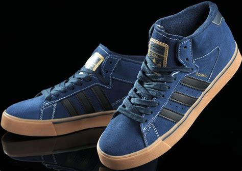 Best Comfortable Adidas Originals Campus 2020 Series High-Top Shoes Men Blue Black New Arrival ...