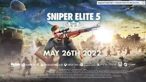 Sniper Elite 5 Gets A Release Date Of 26 May 2022 - Lowyat.NET