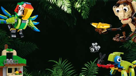 Download Lego Jungle Animals And Animals In The Jungle | Wallpapers.com