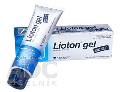 Lioton gel 100 000 - Lekáreň Pharmatop