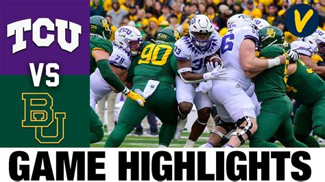 #4 TCU vs Baylor | 2022 College Football Highlights