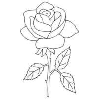 Rose Outline Vector Art, Icons, and Graphics for Free Download